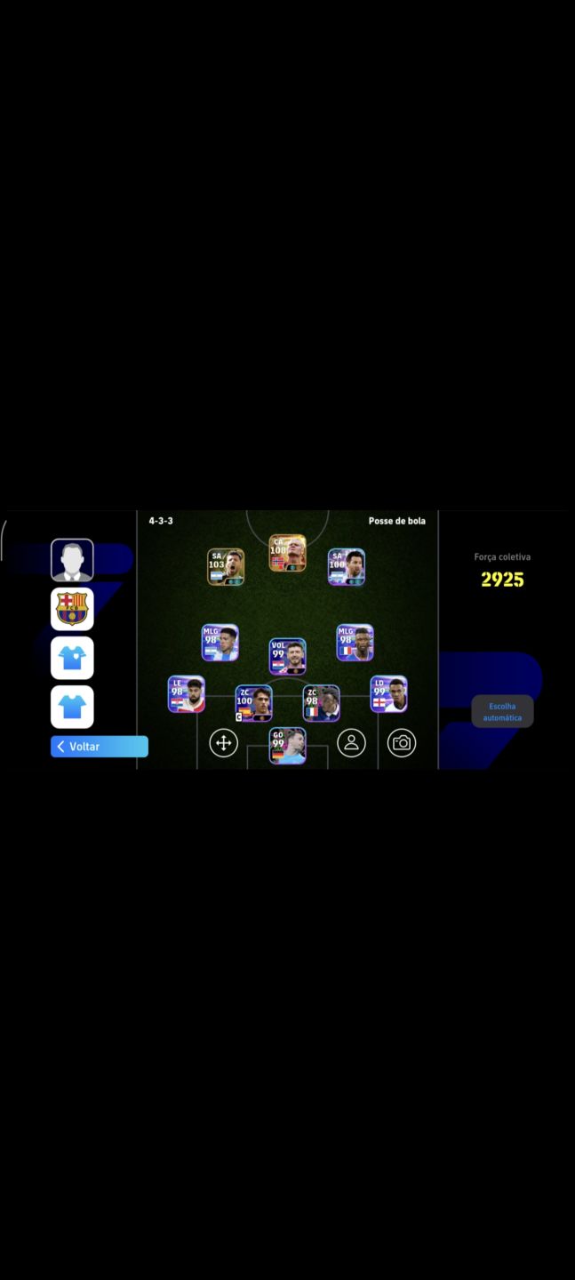 Contas de efotball com Messi nedved yamal haland cristiano Ronaldo mbappe etc
