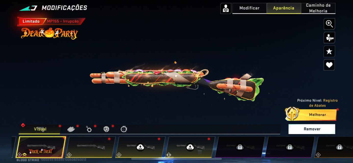 CONTA BLOOD STRIKE SKIN COM SKIN ETERNAS FOICE ROXA BUTTERFLY E ETC