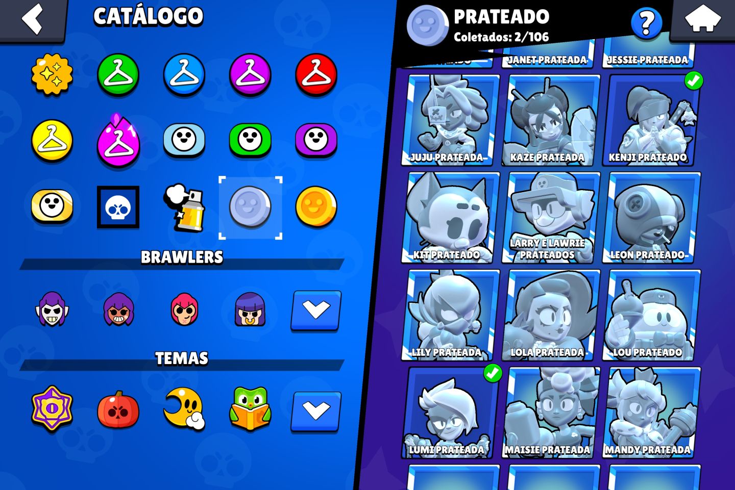 CONTA RARA, 148K TROFEUS +600 SKINS,FAMA ALIEN II, FULL BRAWLERS, FULL BUFFIES